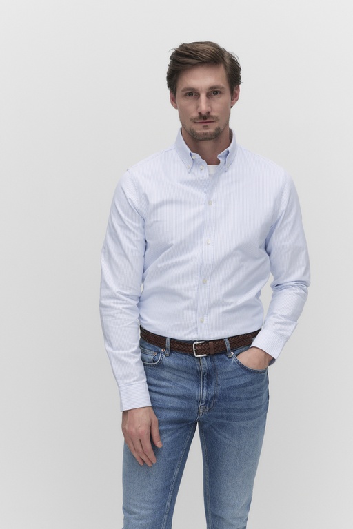 Ethan oxford shirt BLUE STRIPE